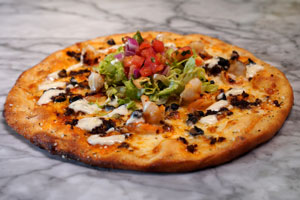 Shrimp Tostada Pizza